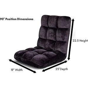 factory price Folding Floor Bed relaxing Chair adjustable for video-games floor lounge Cushioned Recliner chair
