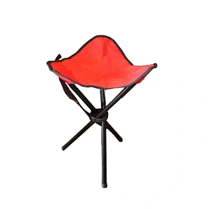 Canvas folded stool hunting triangle folding camp stool chair with three leg and free carrying case