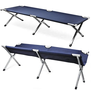 Military Canvas Aluminum Folding Camping Bed