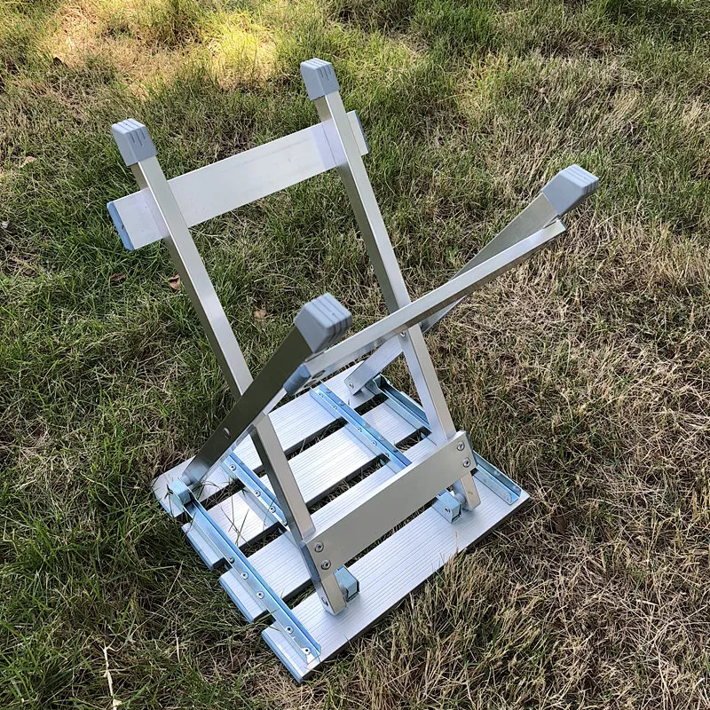 Folding Table Portable Aluminum Table with four folding aluminum chair for Camping, Beach, Backyards, Party and Picnic