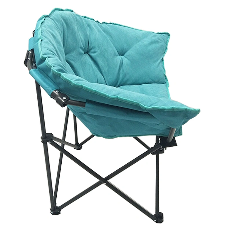 Wholesale Indoor Oversize comfortable sofa padded chairs round chair foldable moon chair