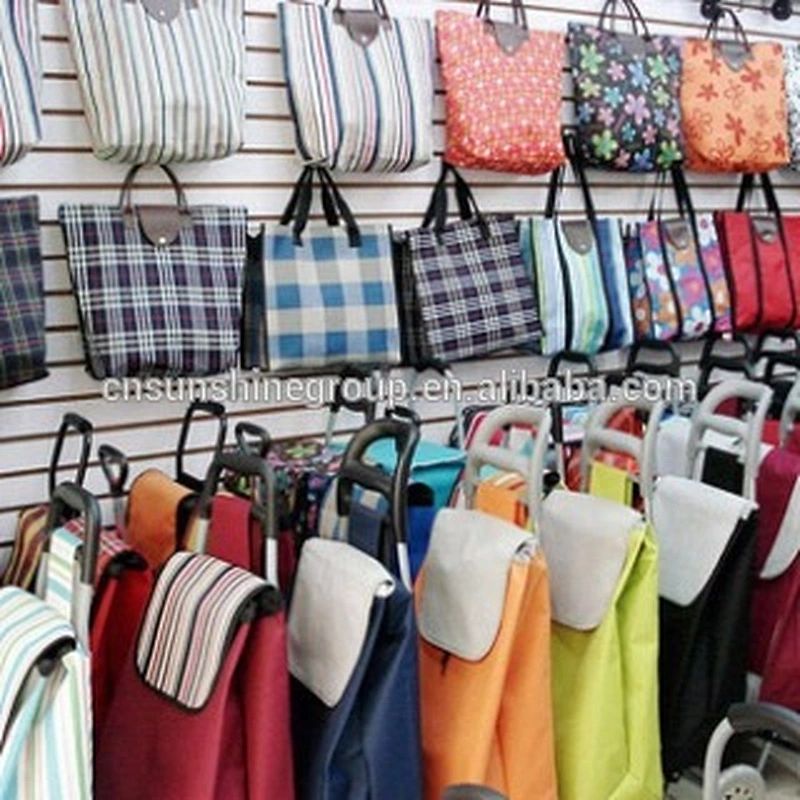Manufacture cheap shopping luggage bag ,folding trolley bags