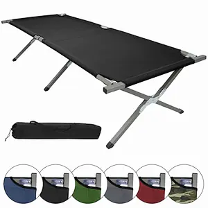 Supergroup Military reclining folding single sofa bed and camping bunk bed cots army bunk stretcher camp bed