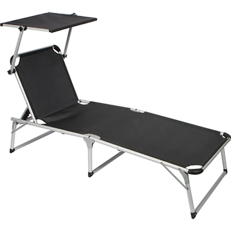 High Quality Lightweight Folding Beach Lounge Chair With canopy