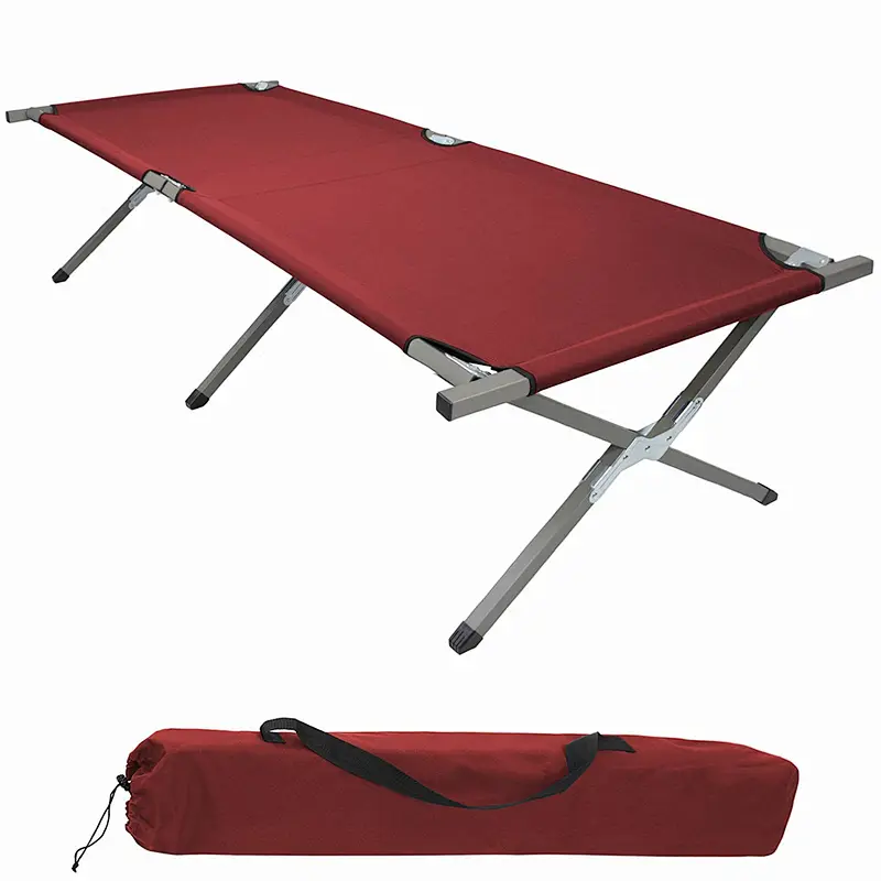 Supergroup Military reclining folding single sofa bed and camping bunk bed cots army bunk stretcher camp bed