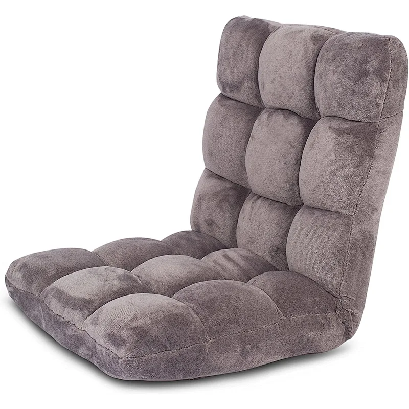 high quality Folding Floor Bed Lazy Chair adjustable  modern style floor lounge Cushioned Recliner chair