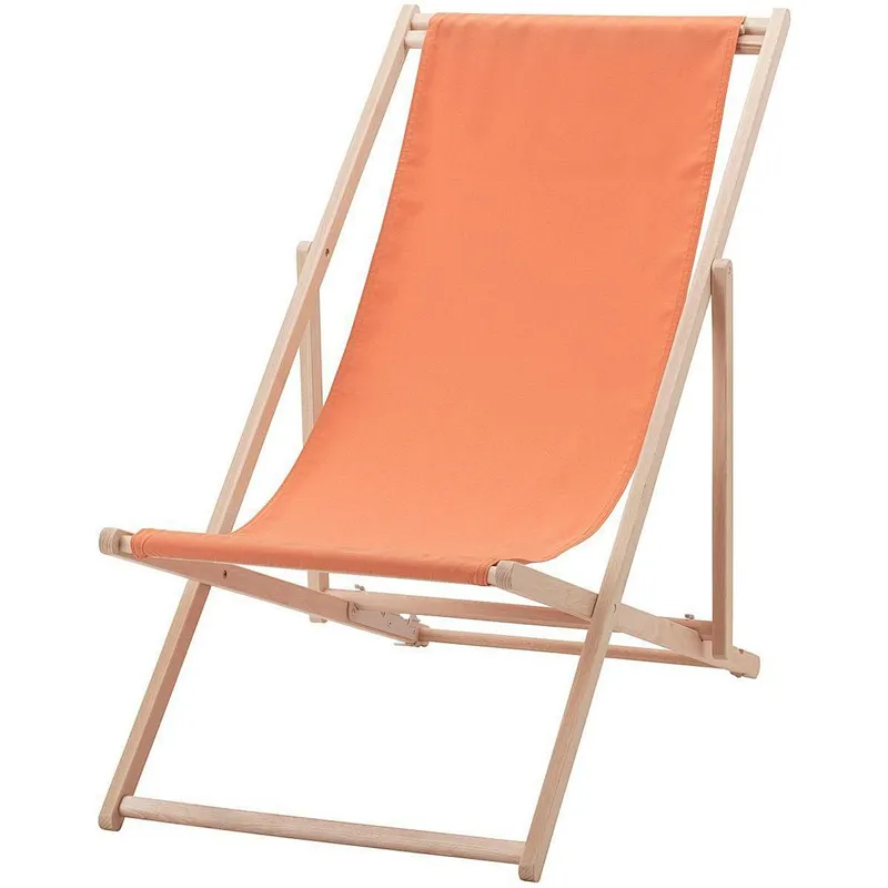 Lounge Vintage Folding Deck Chair Sun Outdoor Beach Garden Furniture Wooden Deck Chair for Sale