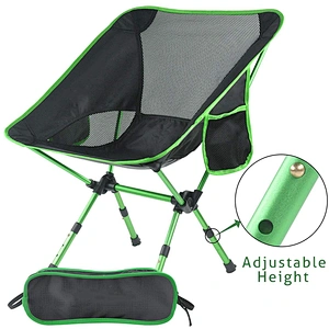 Wholesale Durable Profile Folding Armless Aluminium Hiking Chair