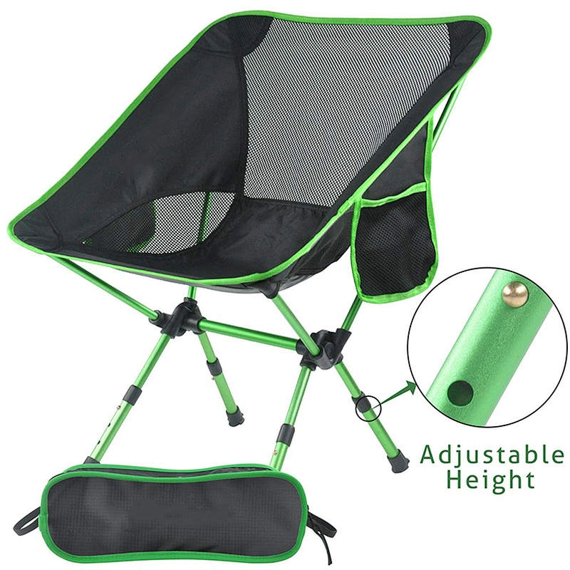 Wholesale Durable Profile Folding Armless Aluminium Hiking Chair