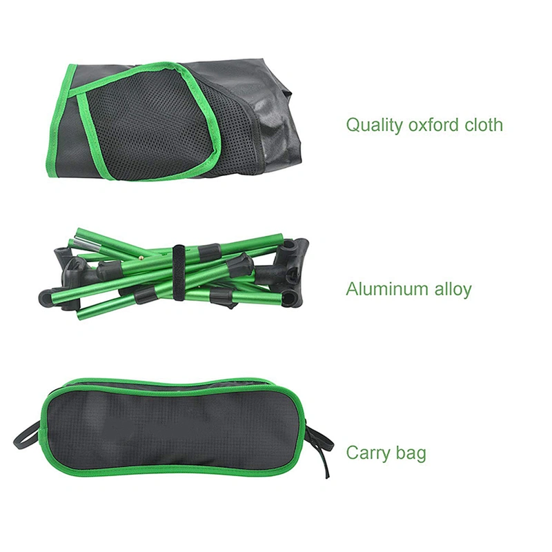 Wholesale Durable Profile Folding Armless Aluminium Hiking Chair