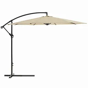 High Quality 3m Outdoor Furniture Patio Parasol Sun Shade Cantilever Yard Banana umbrellas garden