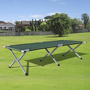 Manufacture Folding camp bed Portable Bed Antique metal/Iron Folding Bed