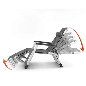 outdoor lounge office folding zero gravity recliner adjustable chair with pillow
