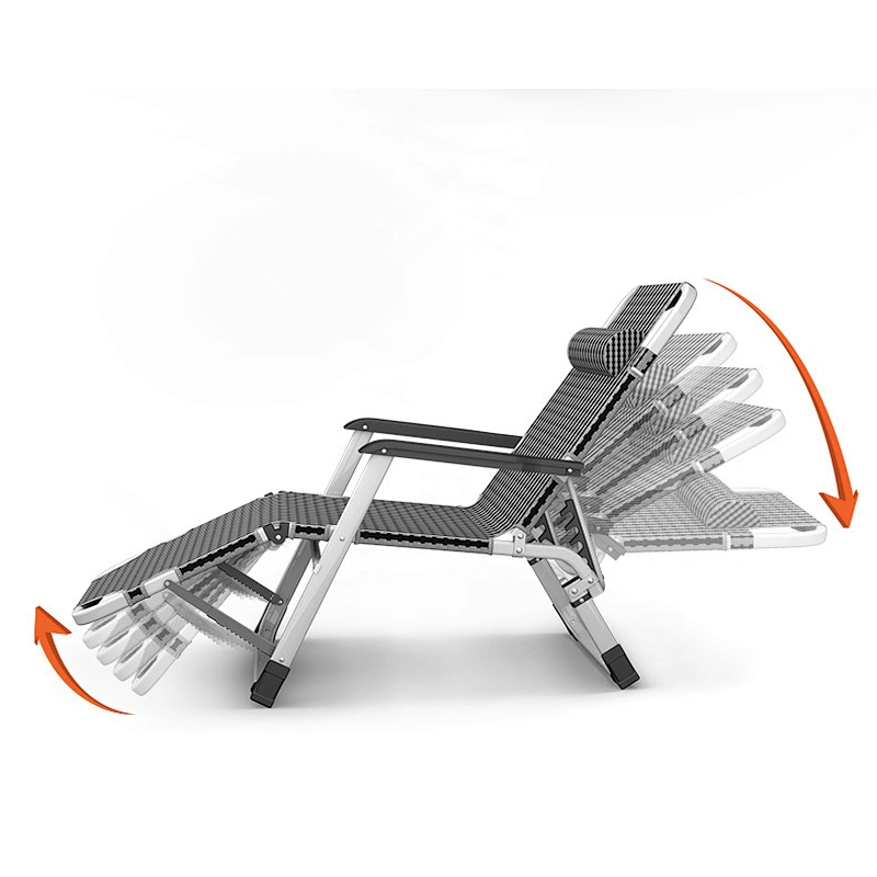 outdoor lounge office folding zero gravity recliner adjustable chair with pillow