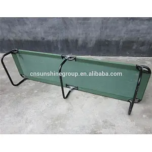 Military portable metal army water bed for camping.