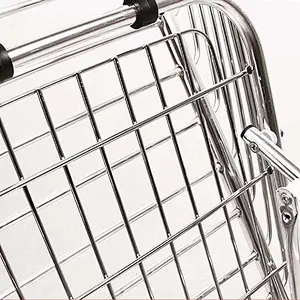Aluminum multi-purpose folding travel trolley basket luggage cart hand trolley with wheels