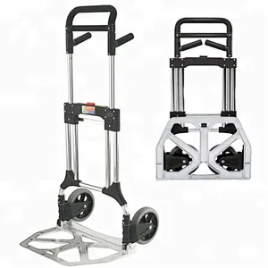 Aluminum hand luggage trolley folding trolley cart