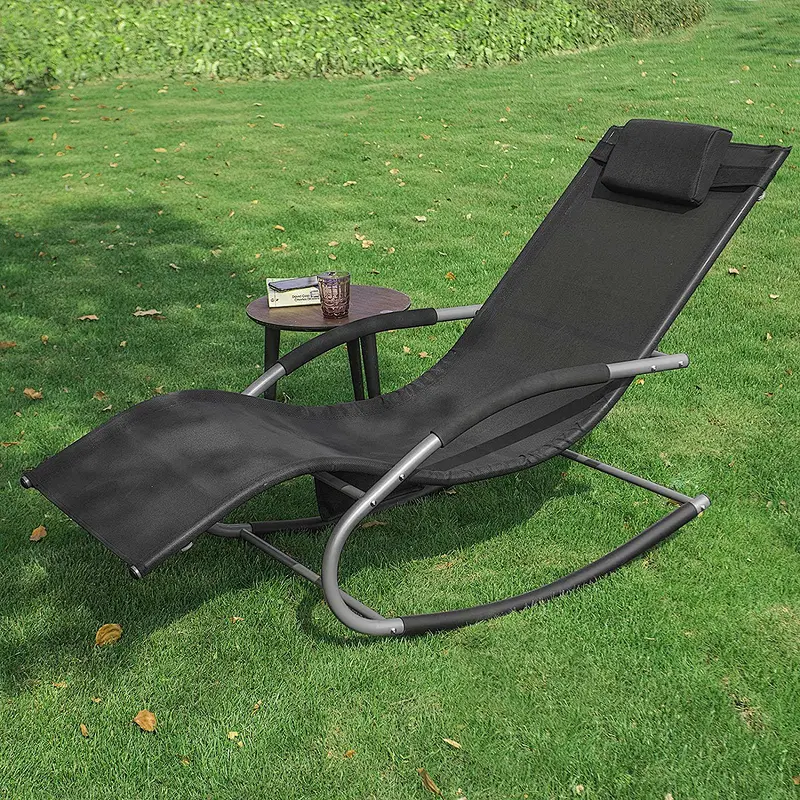 Supergroup Outdoor Garden Rocking Chair Relaxing Chair Recliner Sun Lounger