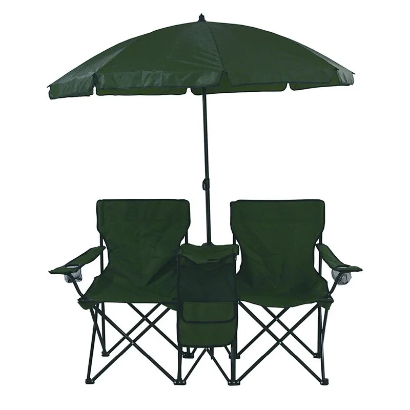 Portable Reclining Folding Beach Camp Chairs With Umbrella