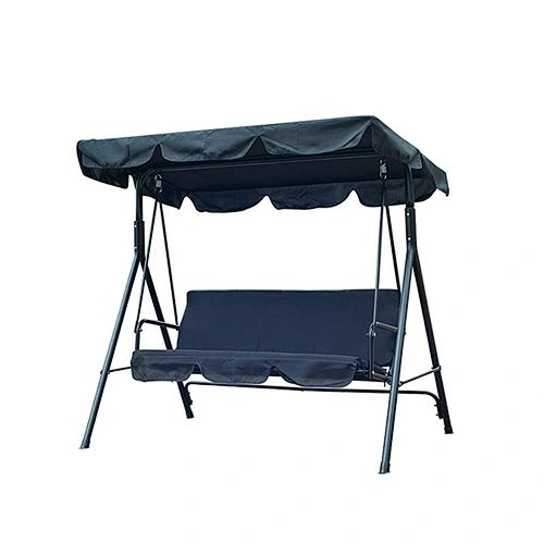 Deluxe oxford air double seat living room swing chair