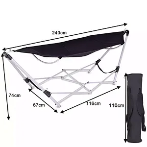Supergroup Garden Patio Outdoor Double Chaise Lounge with Adjustable Canopy Sunbed