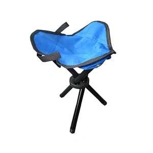 Canvas folded stool hunting triangle folding camp stool chair with three leg and free carrying case