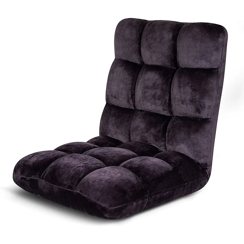 factory price Folding Floor Bed relaxing Chair adjustable for video-games floor lounge Cushioned Recliner chair