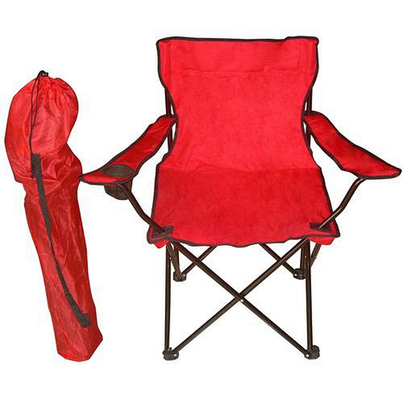 Wholesale Outdoor Foldable Hiking Chair Pocket Fishing Steel Tube Chair Folding Beach Chair