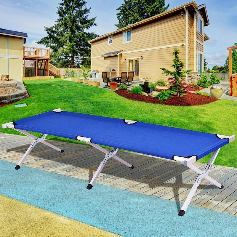 Manufacture Folding camp bed Portable Bed Antique metal/Iron Folding Bed