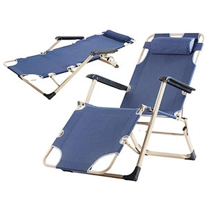 Deluxe ourdoor folding garden relaxing lounge chair