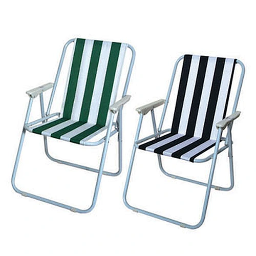Offering price list portable cheap luxury summer beach foldable beach chair with armrest