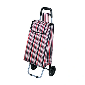 Fantastic adjustable supermarket push shopping trolley push cart for women