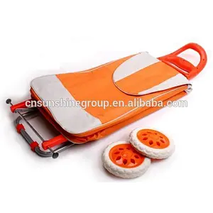 Manufacture cheap shopping luggage bag ,folding trolley bags