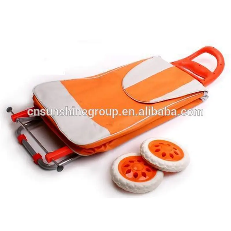 Manufacture cheap shopping luggage bag ,folding trolley bags