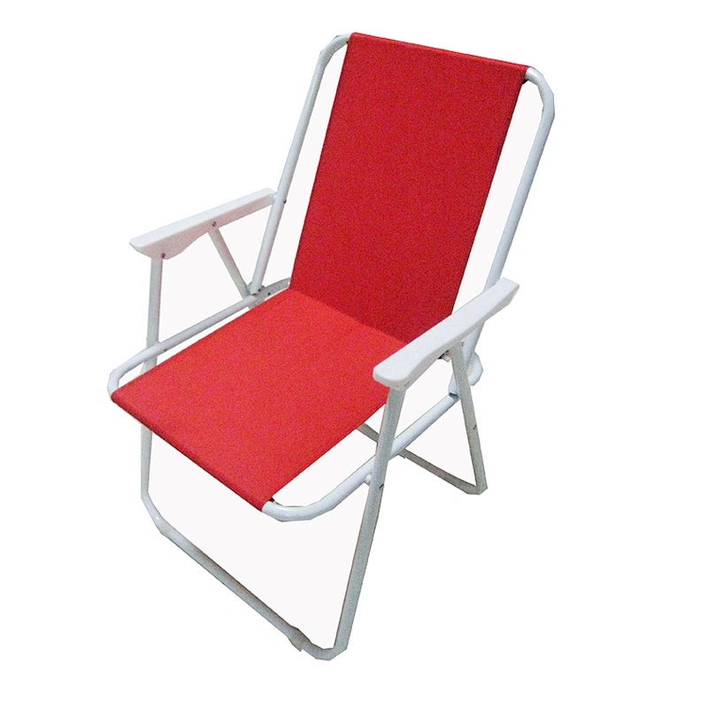 Foldable Beach chair spring chair with chambray