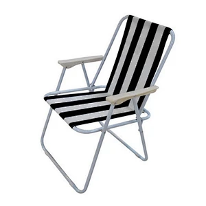 Offering price list portable cheap luxury summer beach foldable beach chair with armrest