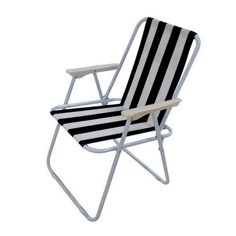 Offering price list portable cheap luxury summer beach foldable beach chair with armrest