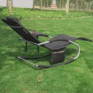 Supergroup Outdoor Garden Rocking Chair Relaxing Chair Recliner Sun Lounger
