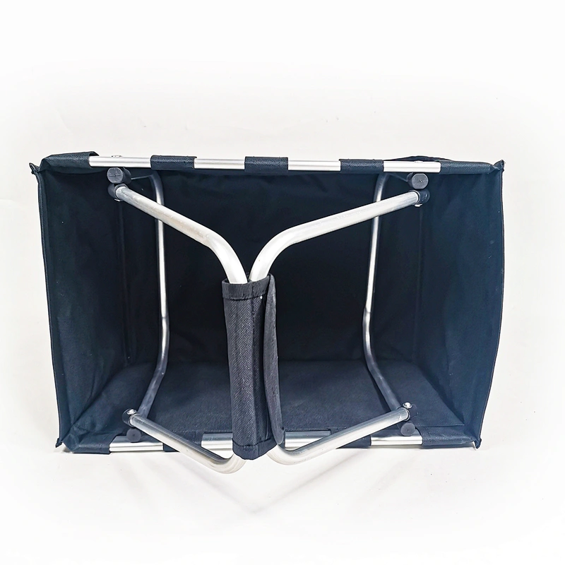 Supergroup Wholesale Fashionable supermarket Custom Morden Rolling collapsable aluminum Shopping Basket
