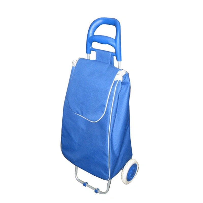 Convenient waterproof foldable removable luggage wheeled market trolley bag