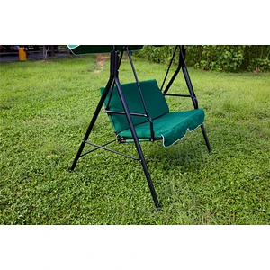 Garden 2 seat people Swing Chair with Sunshade Indoor Steel Patio Hanging Swing Chair