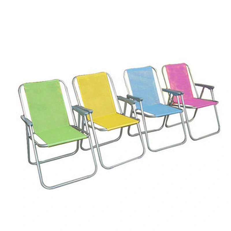 Offering price list portable cheap luxury summer beach foldable beach chair with armrest