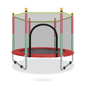 6FT Outdoor Safety Round  Exercise Equipment Jumping Play Kids  Fitness trampoline