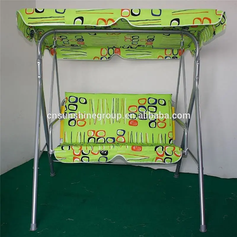 Outdoor double seat swing chair for children