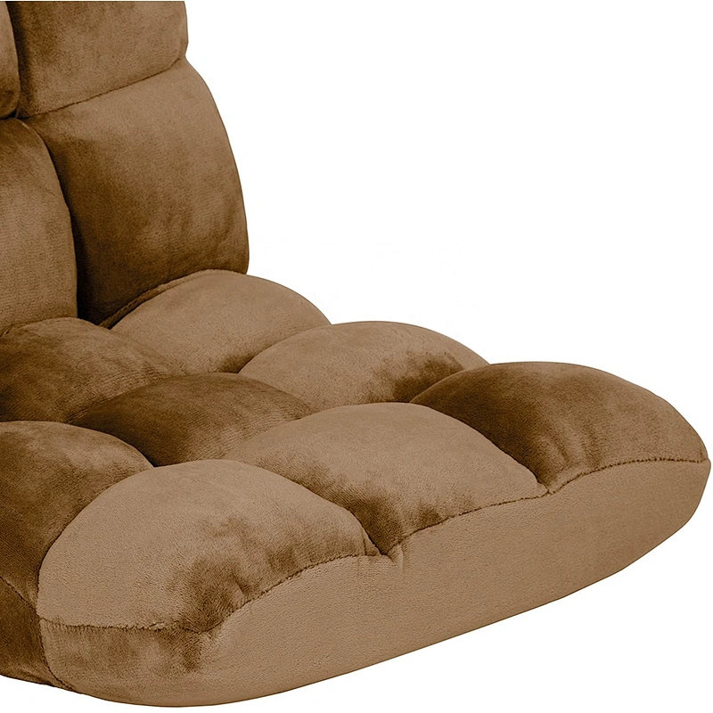 Hot Selling Memory Foam 5 Position Adjustable Gaming Floor Sofa Chair Backrest Folding Floor Chair for Living Room, Bedroom