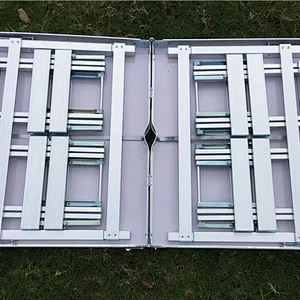 Folding Table Portable Aluminum Table with four folding aluminum chair for Camping, Beach, Backyards, Party and Picnic