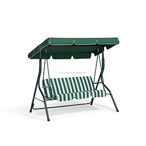 New design hot selling outdoor swing chair,3 person seat garden swing chair