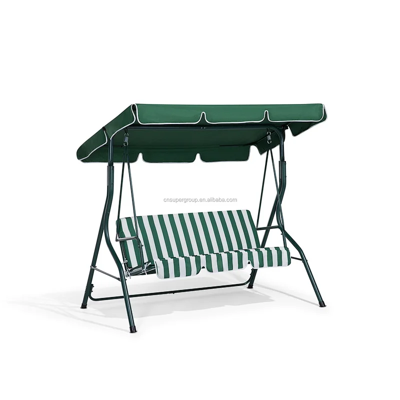 New design hot selling outdoor swing chair,3 person seat garden swing chair