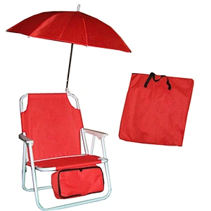 2019hot-sale high quality convenient to carry Outdoor steel beach  folding chair with umbrella