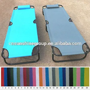 Modern design metal Portable folding bed with pillow